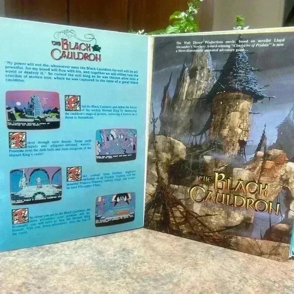 Sierra The Black Cauldron (IBM/Tandy MS-DOS 5 1/4 & 3.5‎ Sierra, 1985) - Picture 2 of 13